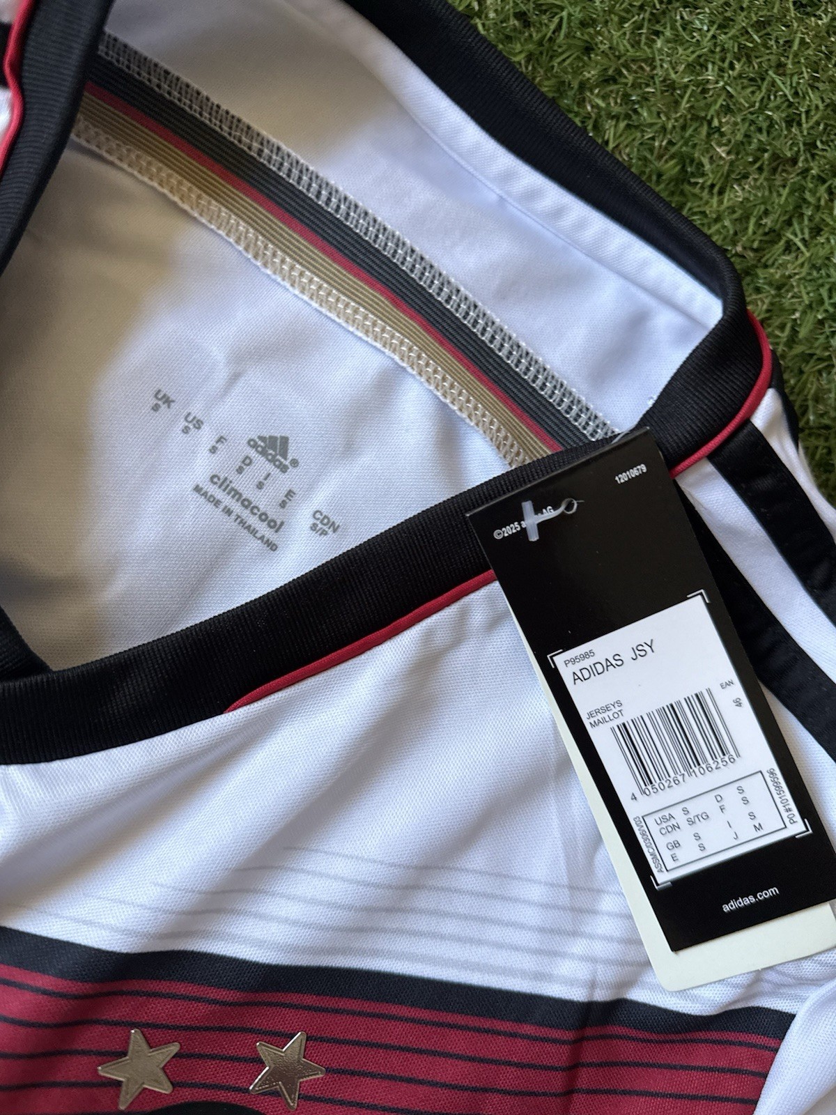 adidas Maillot Allemagne Domicile 2014 blanc/rouge/noir manches courtes S n°10 3