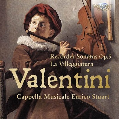 Roberto Valentini: Recorder Sonata Op. 5 Valentini(1680-1750) [CD]