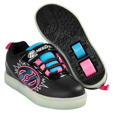 NIB Heelys Pow X2 Lighted Kids Roller Skates Shoe Sneaker sz 2M US Little Kid