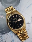 SEIKO 5Y23-8A60 Day-Date SQ Gold Vintage 1992 Black dial - 0.99p start