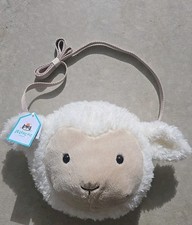 Soid Out Jellycat Little Lamb Bag about 7"x7"x2" 40" Strap Soft Plush NWT
