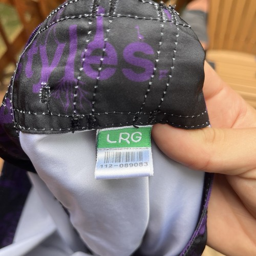 Y2K LRG Lifted Research Group Purple AOP Board Shorts Size 34 w/Bottle Opener - Picture 4 of 10