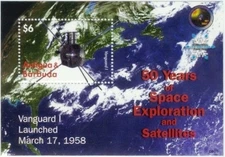 Antigua 2008 - Space Exploration - Souvenir Stamp Sheet - Scott #3017 - MNH