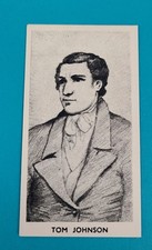 1938 Cartledge Razors Famous Prize Fighters #3 Tom Johnson BOXING Card 3C