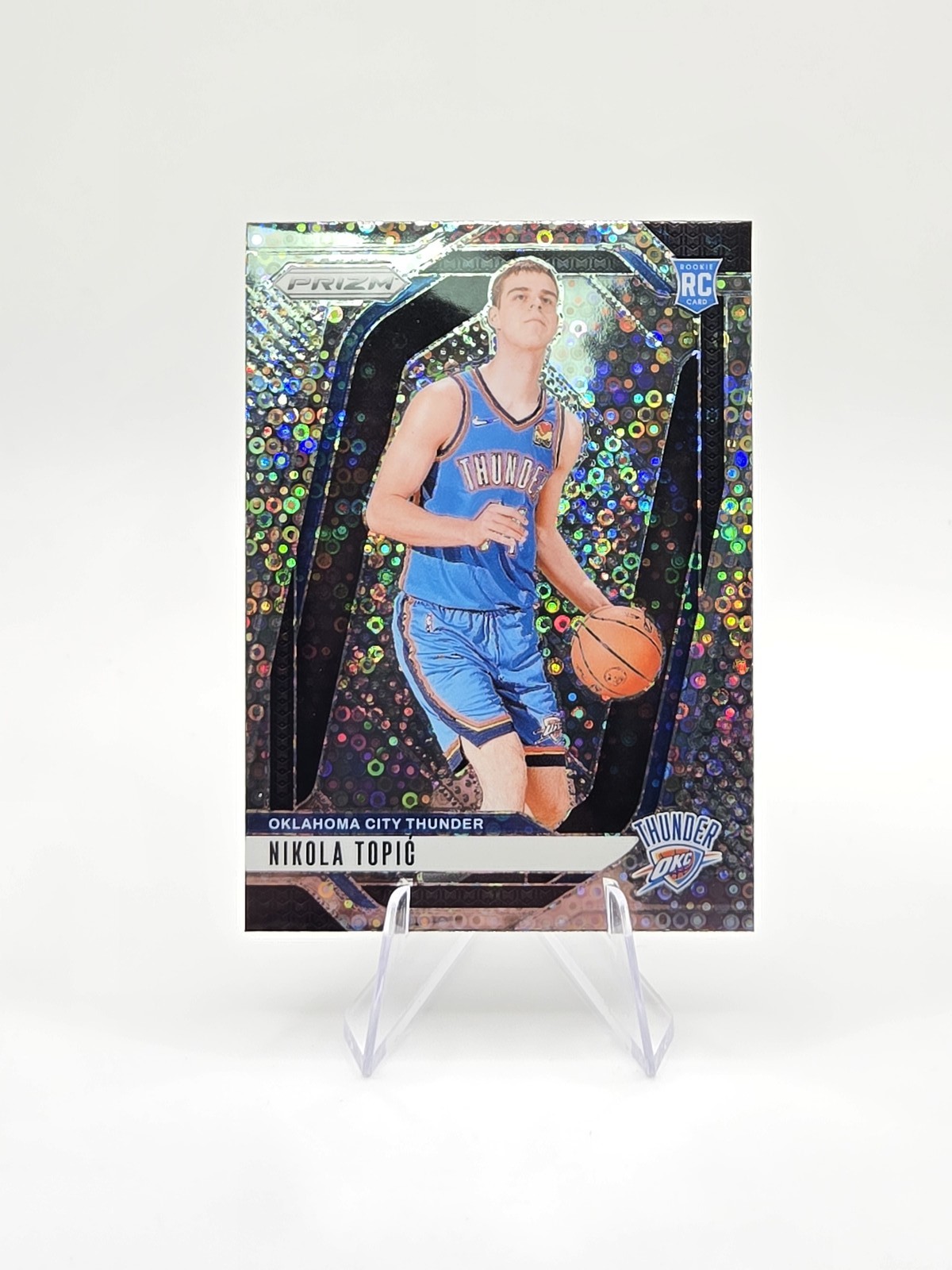 Nikola Topic 2024-25 Panini Prizm RC Silver Fast Break SP #230 B