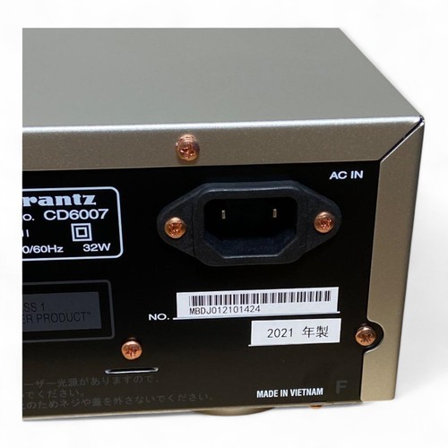 MARANTZ CD6007 CD Player D/A Converter High resolution Silver-gold New - Picture 9 of 23