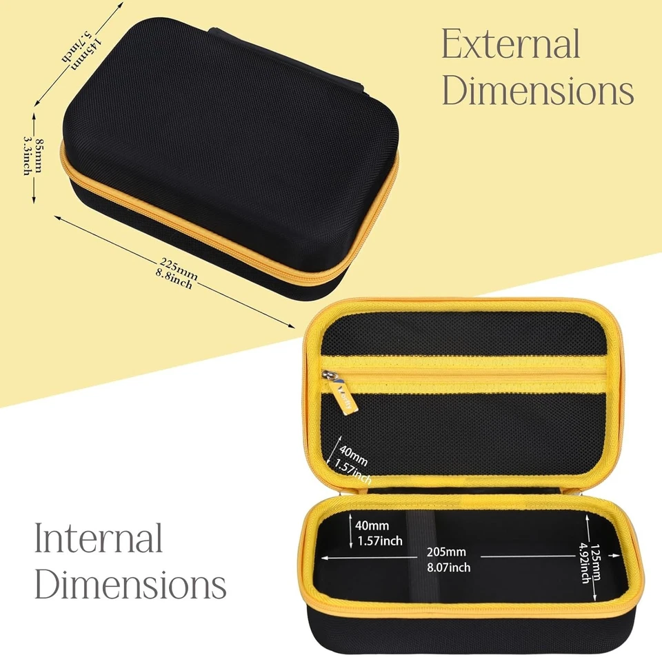 Funda para Multímetro Digital Industrial Fluke 87V/Max/ 77 IV/ 83V/ 88 Viaje Duro Foto 3 de 4