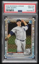 2020 Bowman Chrome Prospects Mega Box Mojo Refractor Tarik Skubal PSA 10 7kj