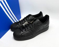ADIDAS Superstar II Triple Black JI0081 Men's sz 8-12