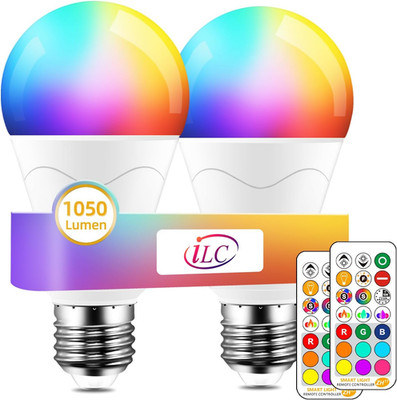 Ilc LED Lampe Ersetzt 85W, 1050 Lumen, RGB Glühbirne Mit Fernbedienung Farbwechs