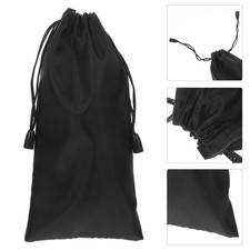30 Pcs Black Microfiber Sunglasses Pouch Bags With Cleaning Wiper For Glasses