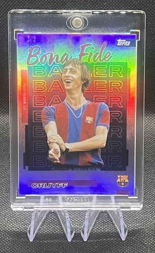 Johan Cruyff - 2025-26 Topps FC Barcelona - Bona Fide Baller - Refractor - /5