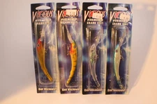 4 VICIOUS FISHING CRANK BAIT VRC 90D TROLLING CASTING LURES WALLEYE ASSORTED
