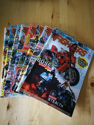 Motorradzeitschriften Fighters Magazin Jahre 2002/2003/2004/2006