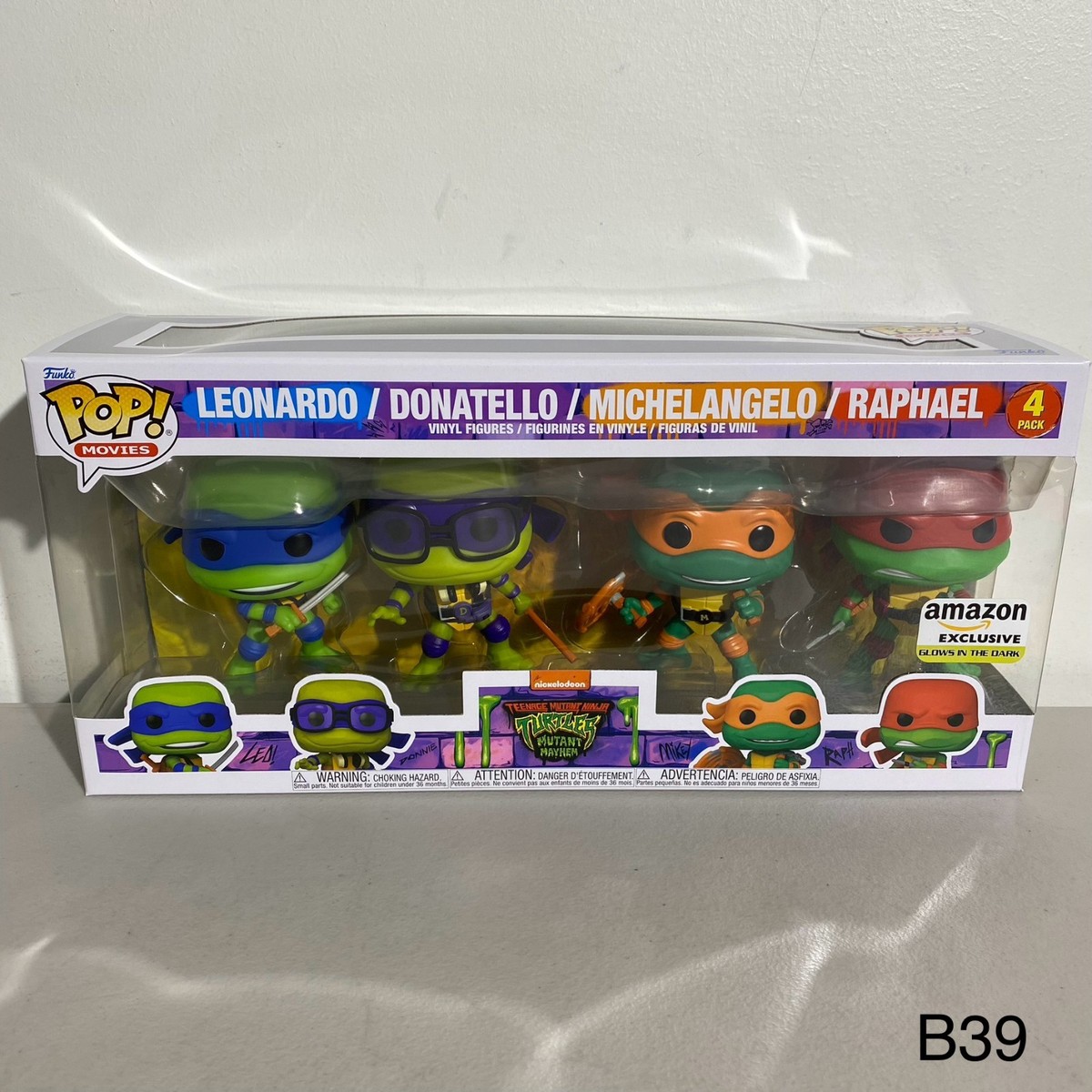 Funko Pop! Teenage Mutant Ninja Turtles Mutant Mayhem 4 Pack