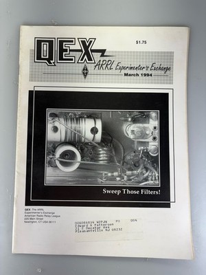 VINTAGE QEX Magazine, March 1994 ARRL - Amateur Radio Communication