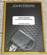 John Deere 35D Mini Excavator Parts Catalog Manual - PC10116