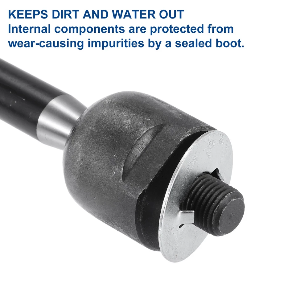 6 Pcs Front Inner Outer Tie Rods for Ford Escape 2005-2009 with Boots Black - image 4 of 4