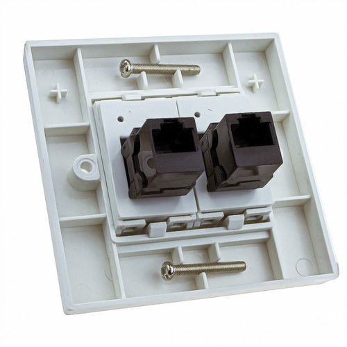 Éthernet Par Panneau Support Réseau Façade Encre RJ45 Raccord Cat5e/Cat6/Cat6A - Afbeelding 6 van 25