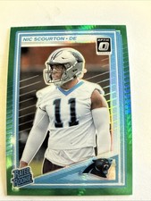 2025 Panini Donruss Optic - Rated Rookie Nic Scourton #270 Green Hyper Prizm...