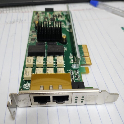 Silicom PE2G2BPI35A-SD Dual Port PCIe Ethernet Adapter Karte mit LP Halterung