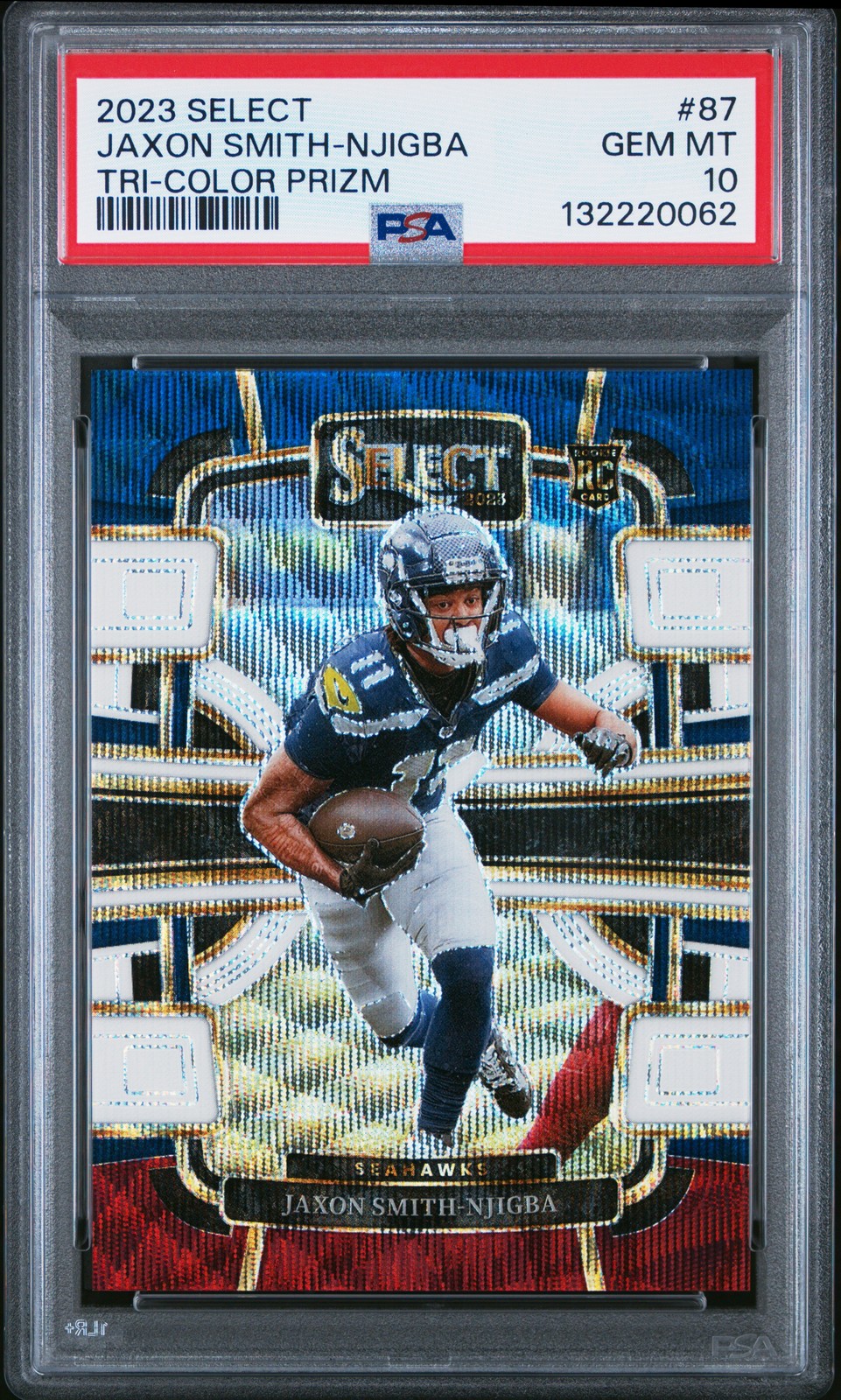 2023 PANINI SELECT TRI-COLOR PRIZM #87 JAXON SMITH-NJIGBA 131/259 PSA 10