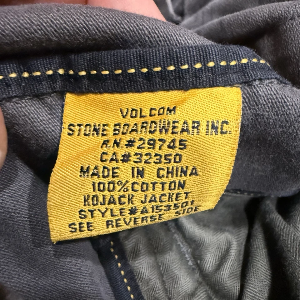 Volcom Kojack Military Field Jacket Camouflage Utility Coat Mens Size Large - Image 4 of 4