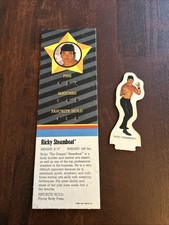Ricky Steamboat 1985 Titan Sports WWE WWF Wrestling Superstars Game Card & Pawn!