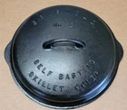 Griswold #8 Cast Iron Raised Letters Self Basting Skillet Cover Only 1048