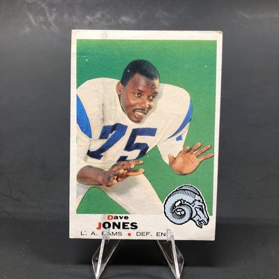 1969 Topps Football Dave Deacon Jones #238 :  Los Angeles Rams HOF