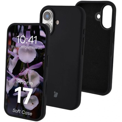 Handyhülle für iPhone 17 Bizon Case Cover Schutz Hülle Etui Hülle Schwarz