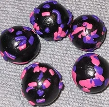 Handmade Clay Art Marble "My Anxiety" One Of A Kind  11/16"- 3/4" Frit Marbles