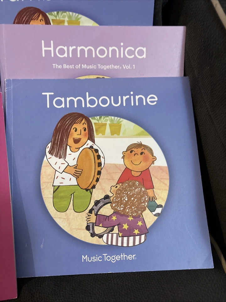 Lot Of 9 Music Together Books: Drum, Triangle, Harmonica, Tambourine, Etc - Image 2 of 4