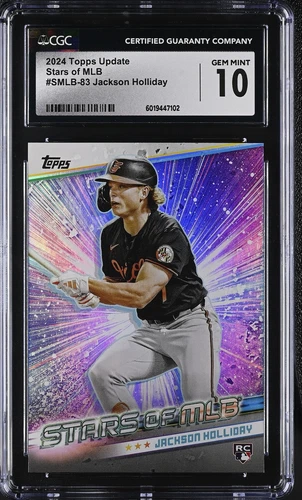 2024 Topps Update Jackson Holliday #SMLB-83 Stars of MLB Baseball CGC 10