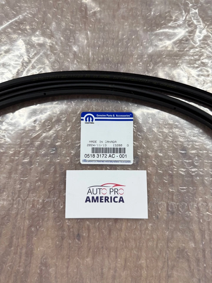 SUNROOF SEAL for 2007-2020 JEEP LIBERTY DODGE JOURNEY OEM MOPAR 5183172AC - Image 2 of 3