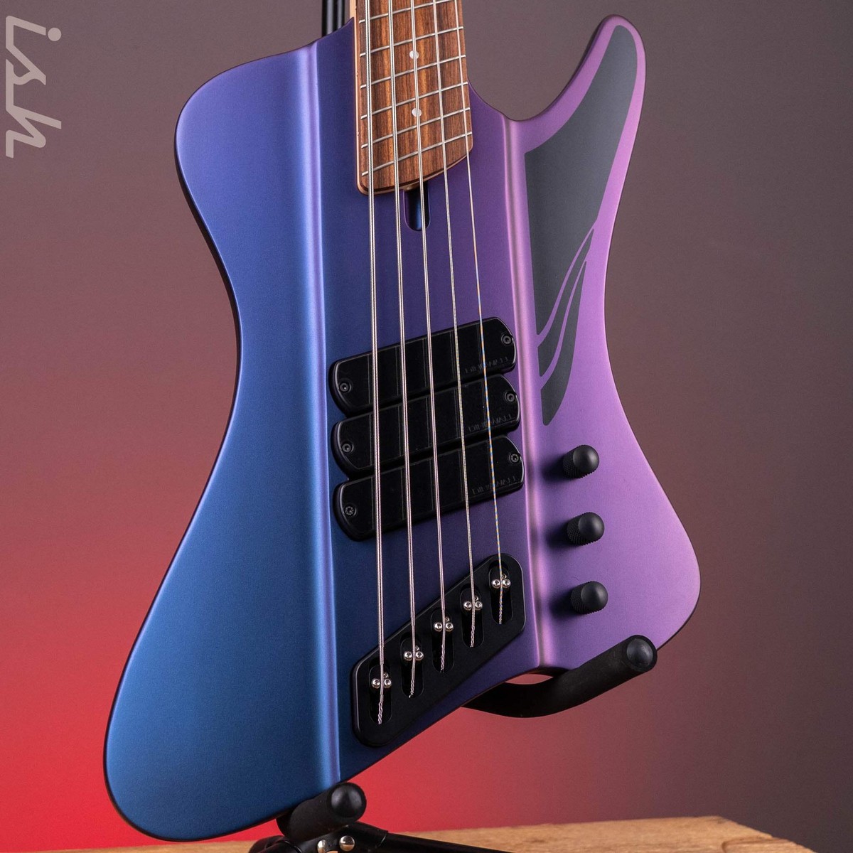 Dingwall D-Roc Standard 5-String Bass Matte Blue to Purple
