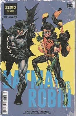 Batman Vs. Robin #3 Mario Fox Foccillo Fight Poster Batman vs Robin Variant