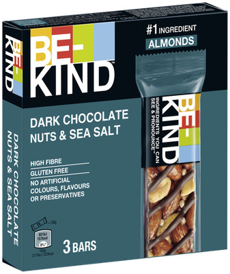 BE-KIND Multipack Dark Chocolate Nuts & SeaSalt 3x30g