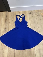 Lulus Royal Blue Criss Cross Back Dress Party Occasion Size Small