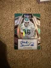 2023 Panini Select - Select Signatures Clyde Simmons #SELS-CSI Silver Prizm (AU)