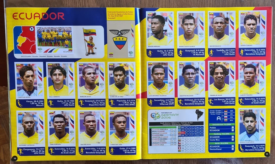 PANINI GERMANY 2006  ALBUM COMPLET  World Cup Football  coupe du monde lot 2 - Photo 4/4