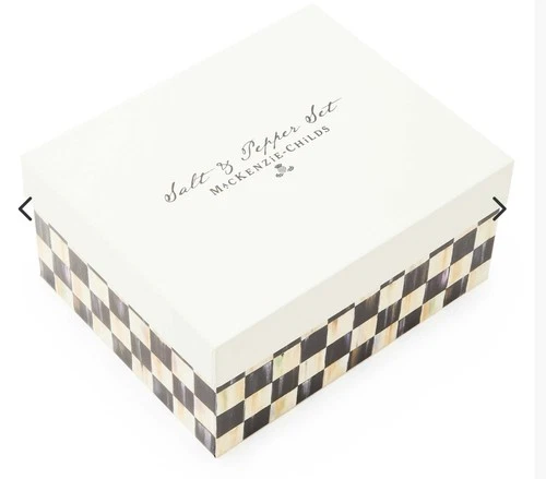 MacKenzie-Childs Bake Shop Salt & Pepper - Thumbnail 3