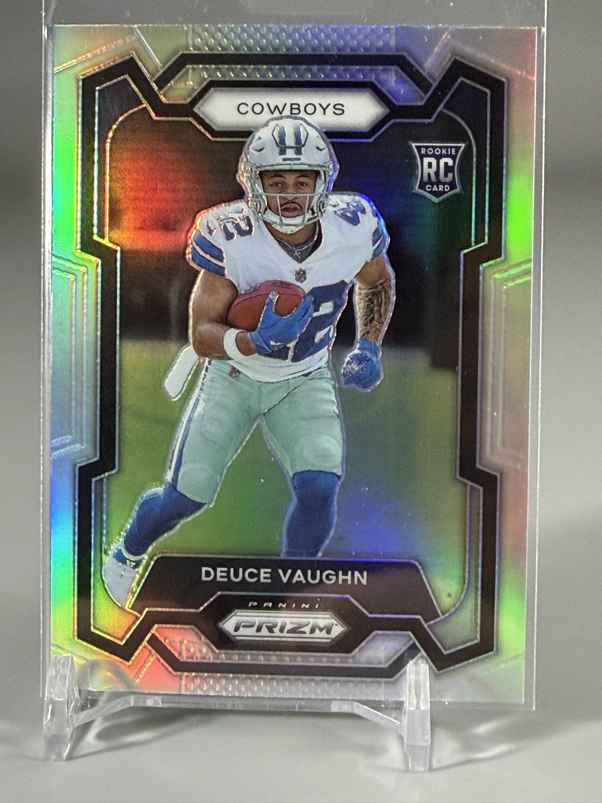 2023 Panini Prizm - Rookies Deuce Vaughn #324 Silver Prizm (RC)