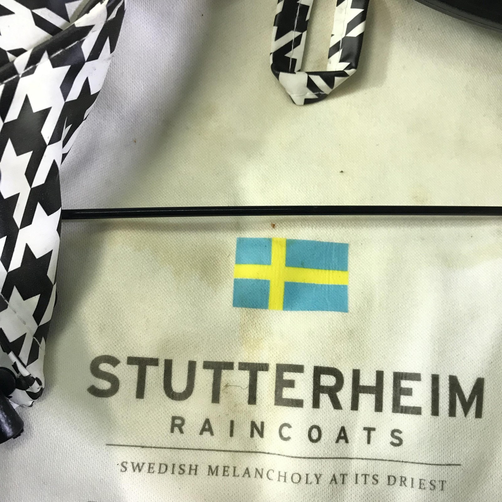 Stutterheim Jacket Womens Medium Black Houndstoot… - image 14