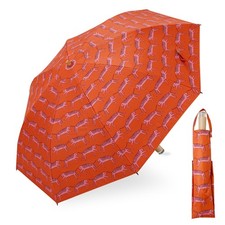Ogawa 2Way Folding Umbrella UV 99.9 Sun Rain Tiger Pattern Japan