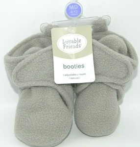 luvable friends fleece booties