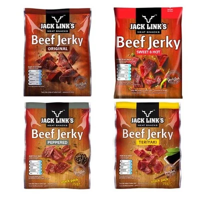 SPEZIAL-PREIS: Beef Jerky im 24er Pack - alle Sorten Trockenfleisch zur Auswahl