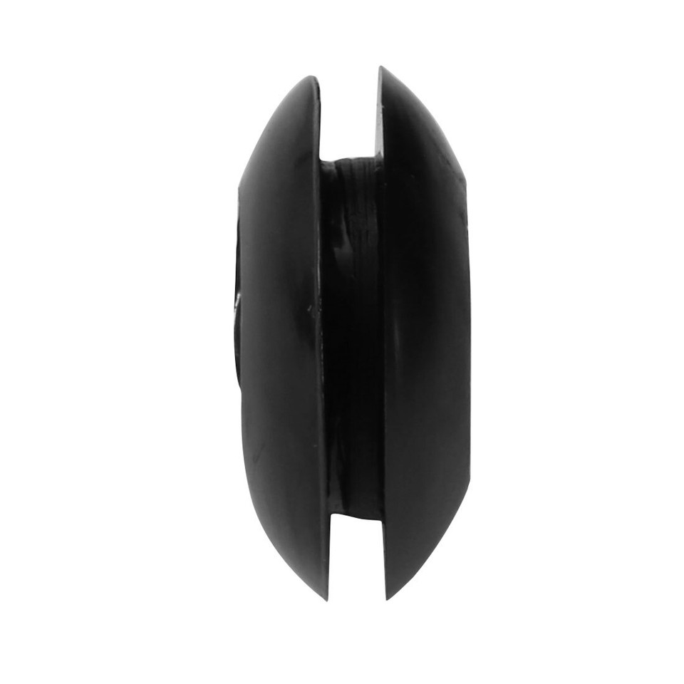 5 Passe-fils Caoutchouc Noir Uxcell – Diamètre 25mm, Protection Double Face