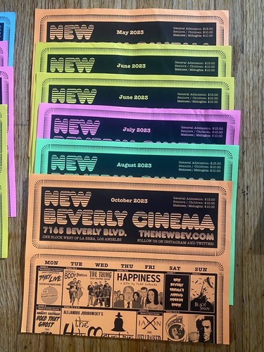New Beverly Cinema Calendar Collection Tarantino Movie Theater 2019-2025 - Picture 12 of 14