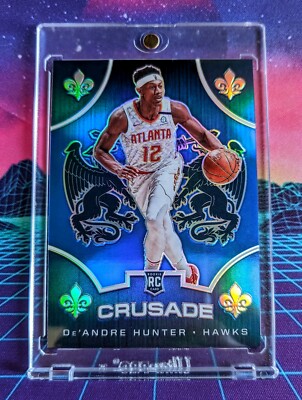 2019-20 Panini Chronicles Crusade Blue /99 De'Andre Hunter #516 Rookie